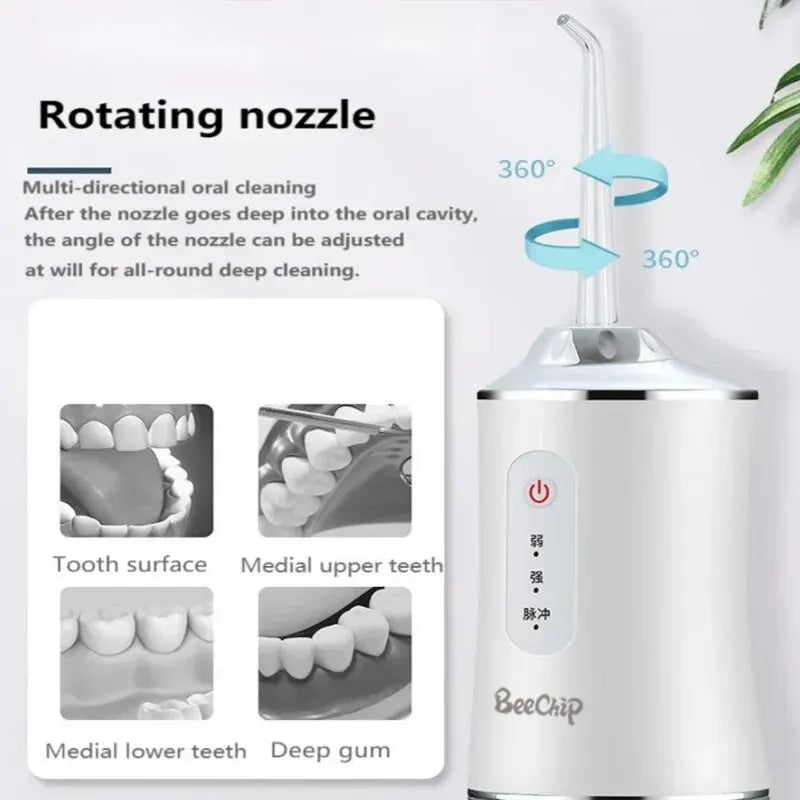 Portable Household Electric Tooth Washer Teeth Cleaning Oral Care - Lebanon Trends