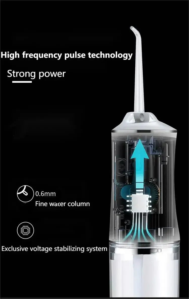 Portable Household Electric Tooth Washer Teeth Cleaning Oral Care - Lebanon Trends