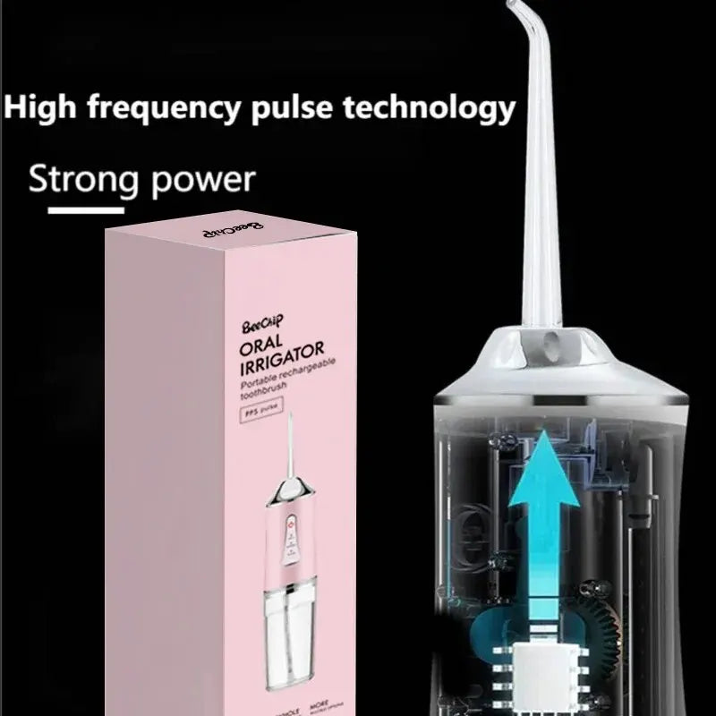 Portable Household Electric Tooth Washer Teeth Cleaning Oral Care - Lebanon Trends