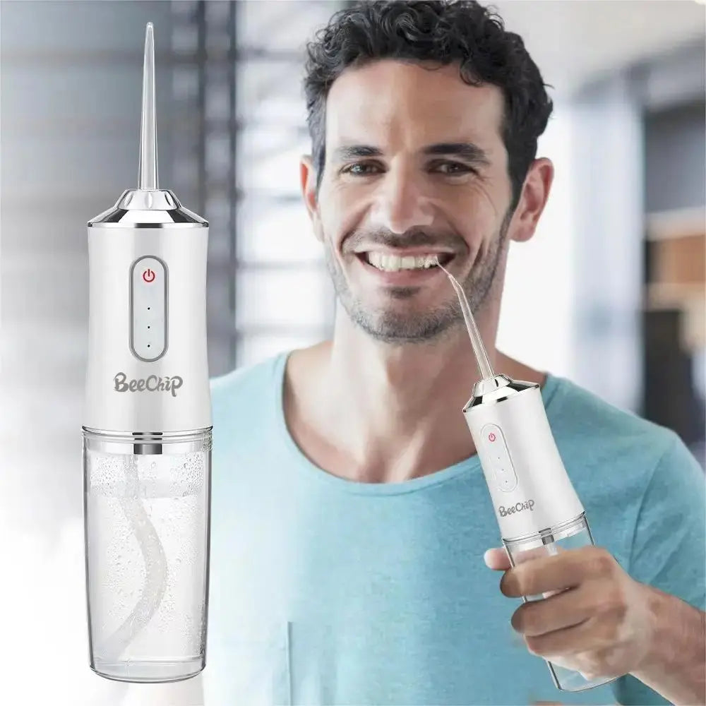 Portable Household Electric Tooth Washer Teeth Cleaning Oral Care - Lebanon Trends