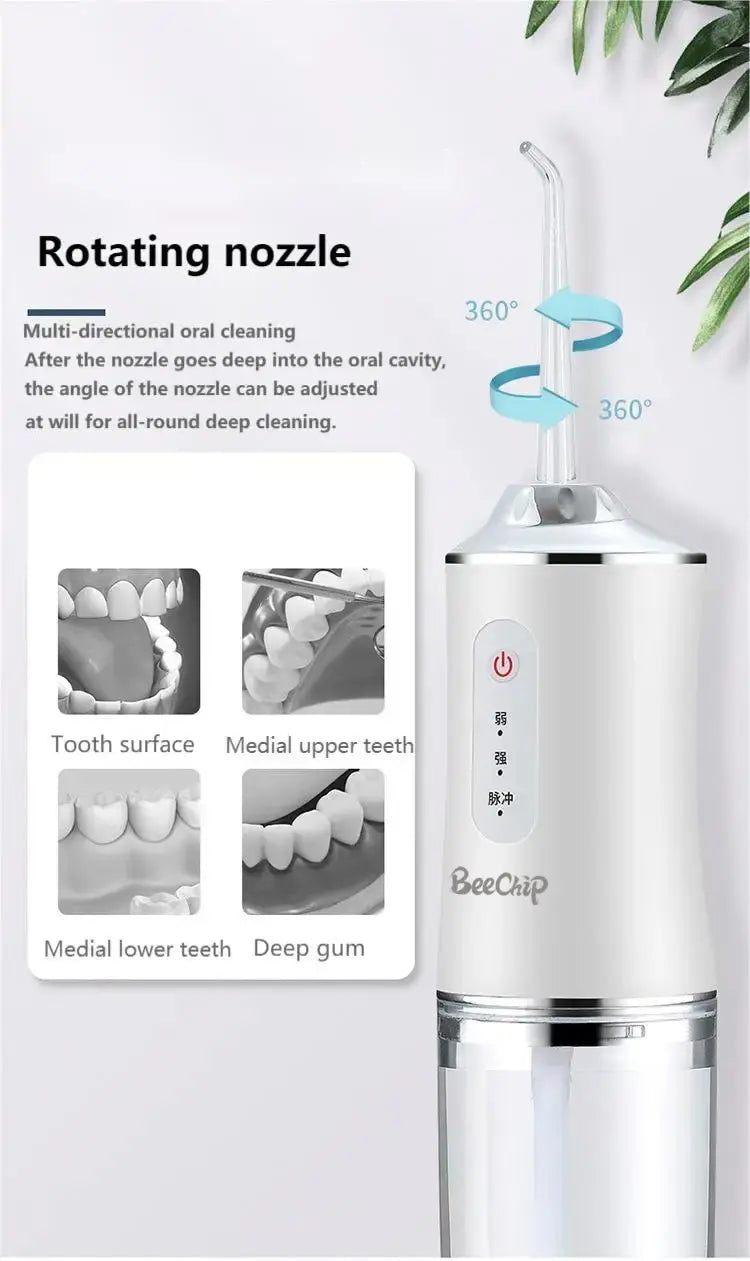 Portable Household Electric Tooth Washer Teeth Cleaning Oral Care - Lebanon Trends