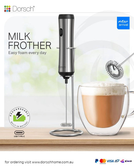 Milk Frother Rechargeable Battery - Lebanon Trends